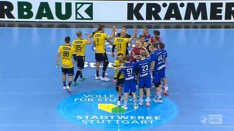Die Highlights der Partie TVB Stuttgart - Rhein-Neckar Löwen aus der Handball-Bundesliga im Video.