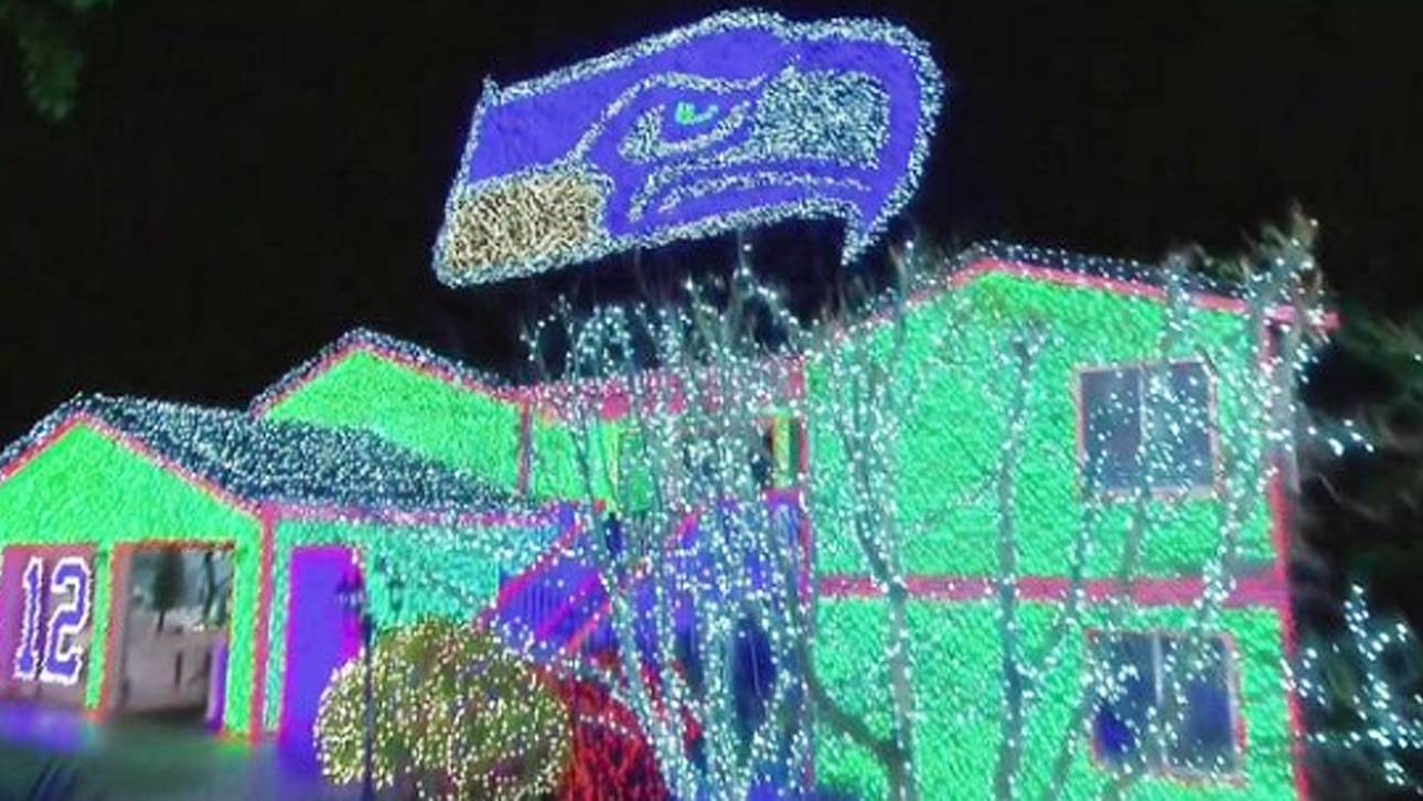 Erleuchtende Seahawks-Fanliebe