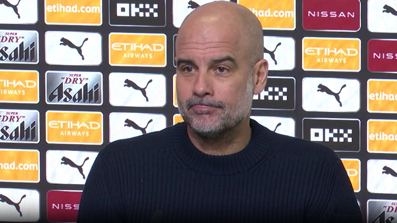 Nur Kopfschütteln: Diese Frage macht Pep Guardiola sauer