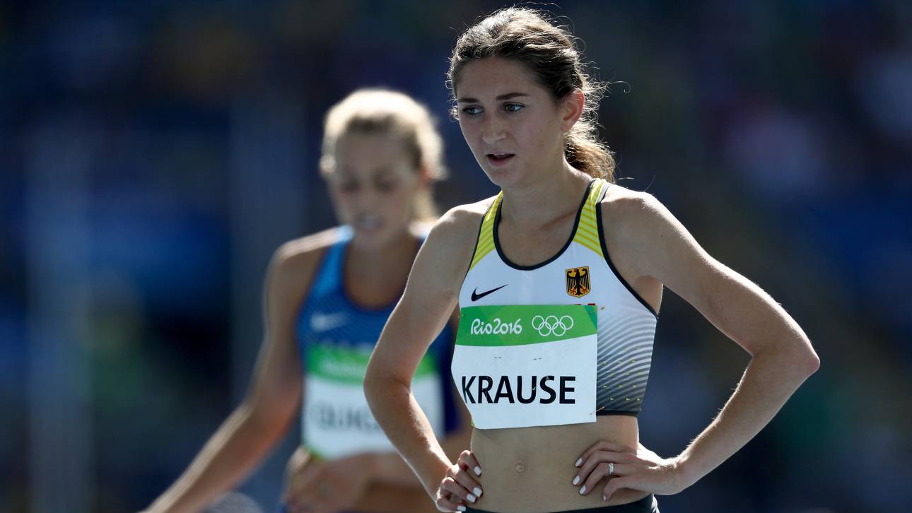 Hindernis-Läuferin Krause nach Trier