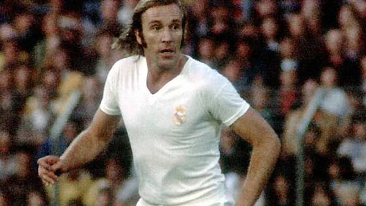 GÜNTER NETZER: Günter Netzer erlebte eine gute Zeit bei den Königlichen. Er war der erste Deutsche, der in die Primera Division ging. 1973 wechselte er zu Real Madrid. Mit dem Klub wurde er zweimal Pokalsieger (1974, 1975), und zweimal Meister (1975, 1976)