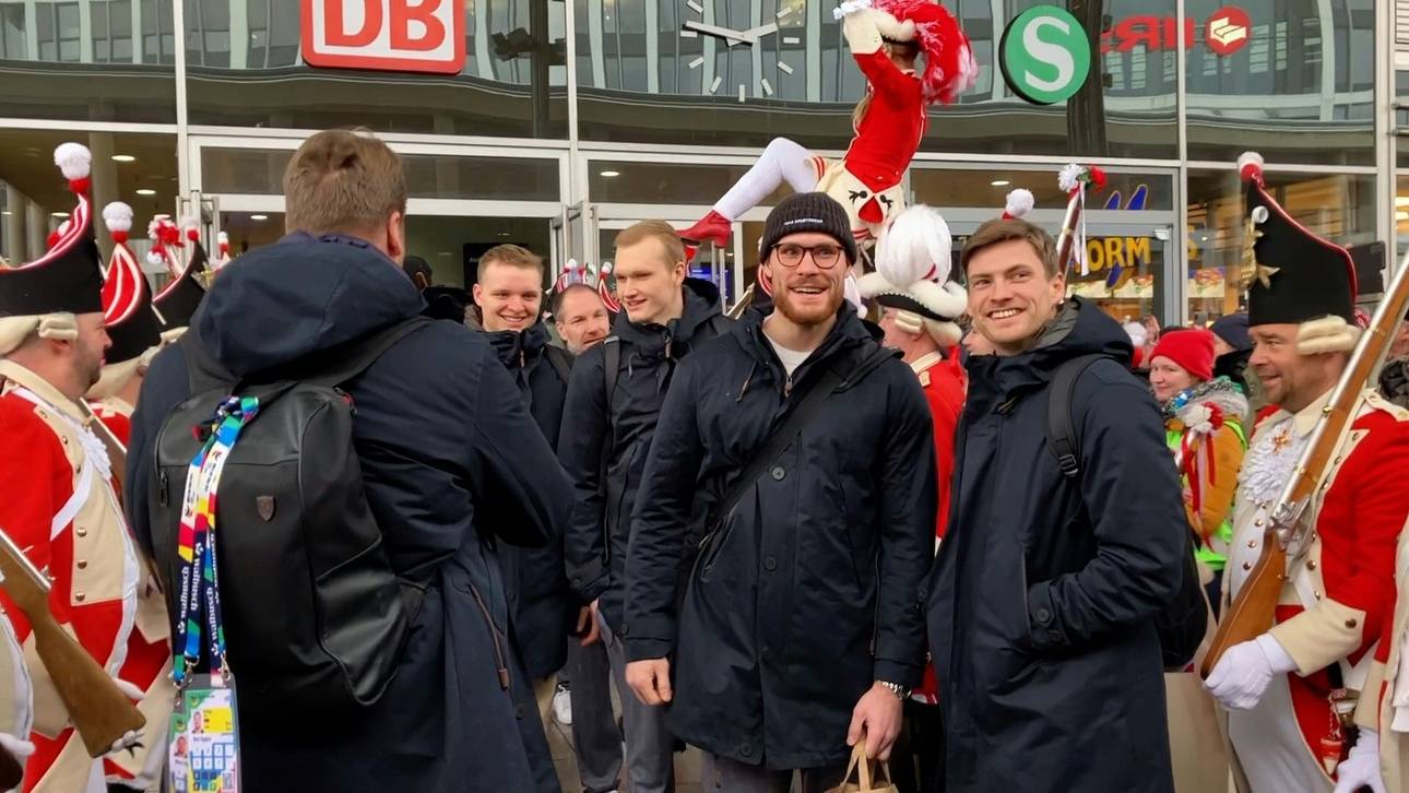 “Kölscher Empfang“ für die Handballer