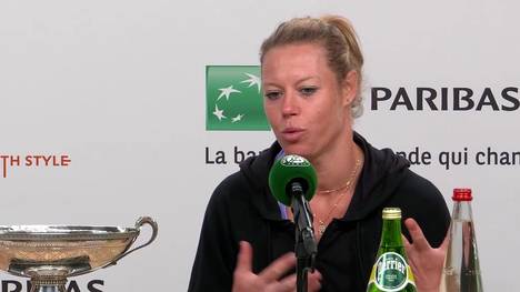 Laura Siegemund sichert sich an der Seite von Édouard Roger-Vasselin den Mixed-Titel bei den French Open - und zeigt sich anschließend überglücklich über den Triumph.