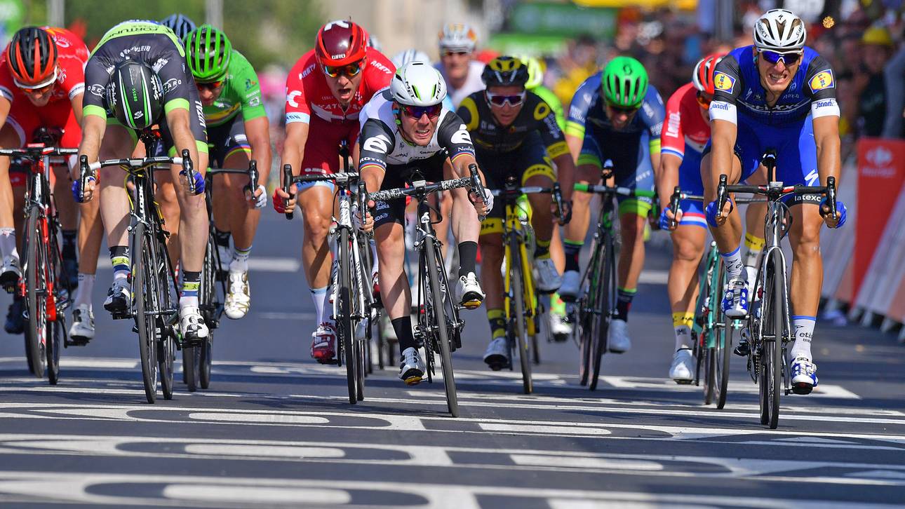 Kittel fehlen Zentimeter zum Sieg