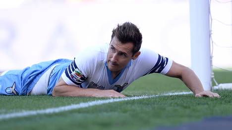Miroslav Klose beendete die Saison mit Lazio auf Rang drei