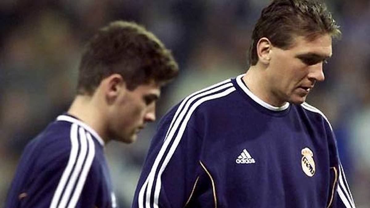 BODO ILLGNER: Erfolgreich, aber letztlich nicht richtig glücklich wurde Bodo Illgner (r.), der 1996 nach Madrid kam. Der Keeper holte dort zwei Meisterschaften, zwei Champions-League-Siege und gewann den Weltpokal. Aber zum Ende seiner Karriere versauerte Illgner auf der Tribüne