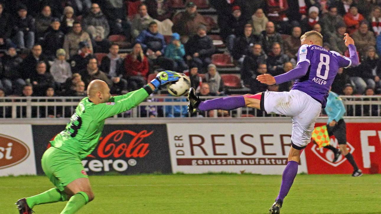 Aue rettet Remis im Aufsteigerduell