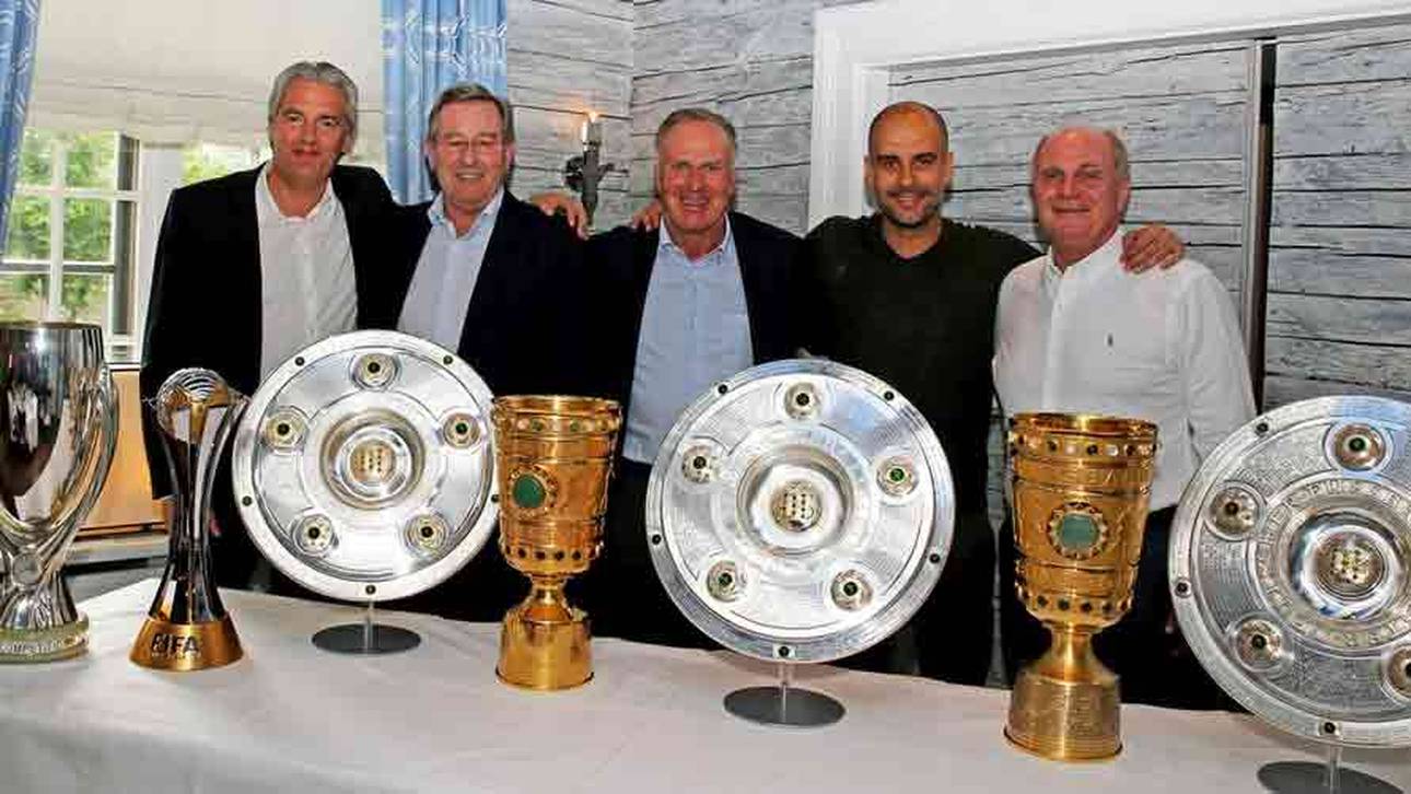 FCB-Führung verabschiedet Guardiola