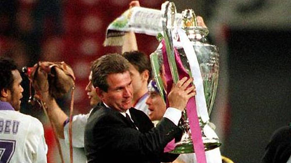 JUPP HEYNCKES: Als Trainer erlebte Jupp Heynckes seine Real-Achterbahnfahrt. 1997/98 siegte er in der Champions League, musste aber nach dem Finale den Verein verlassen, da die Madrilenen in der Meisterschaft nur Vierter wurden