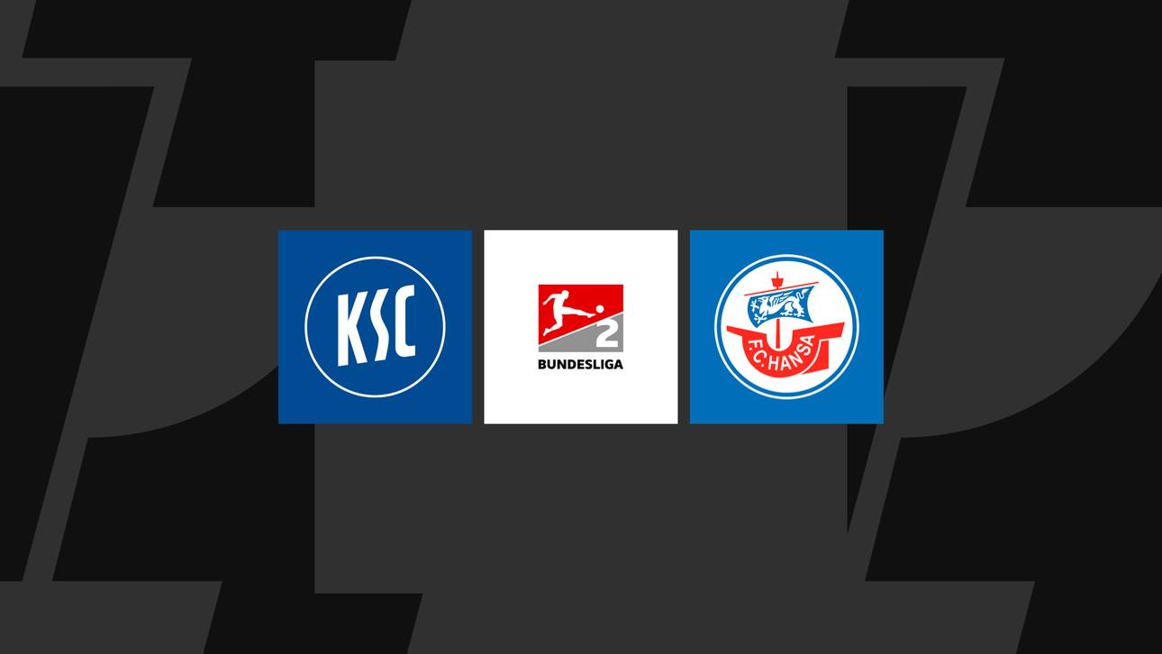 2. Bundesliga heute: KSC gegen Rostock
