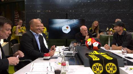 Das Thema Belastungssteuerung sorgt für eine Kuriosität im Fantalk. Mario Basler löst Thomas Helmer kurzzeitig als Moderator ab und droht Co-Moderatorin mit Rauswurf. 