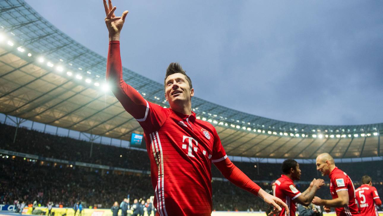 Lewandowski zieht mit Seeler gleich