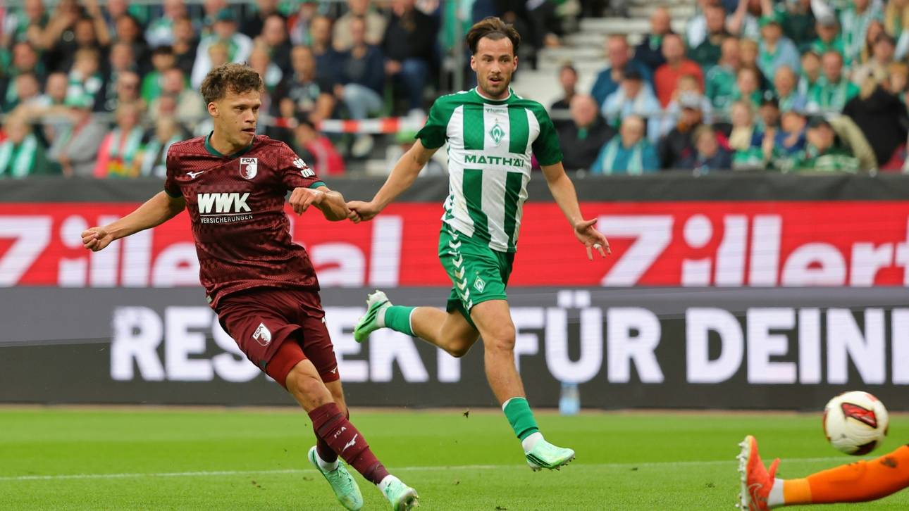 Wildes Comeback: Werder kämpft Augsburg nieder