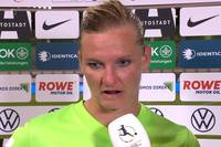 Nach einem wilden Spiel trennen sich der VfL Wolfsburg und Werder Bremen mit 3:3. VfL-Spielerin Alexandra Popp spricht über die Partie. 