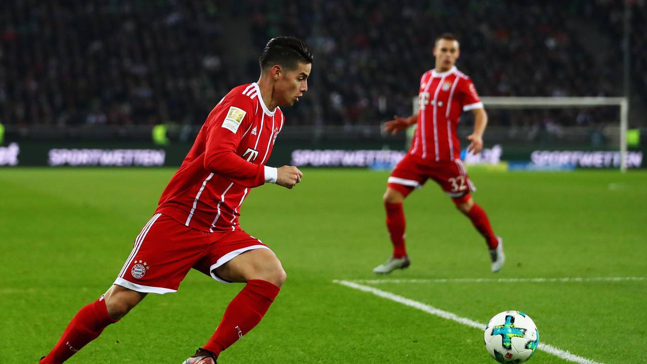 James bei Bayern zurück im Training