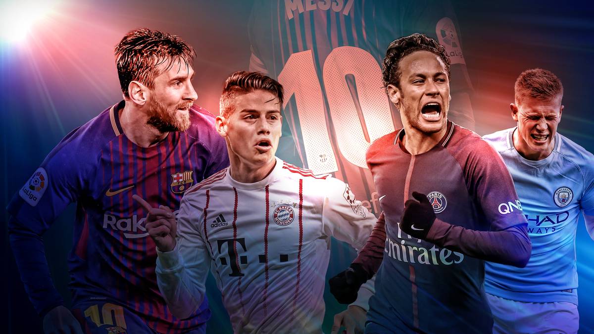 "Für ihn würde ich mein letztes Hemd geben" - in höchsten Tönen hat Bayern-Trainer Jupp Heynckes von ManCitys Kevin De Bruyne geschwärmt. Dabei hat er auch beim FCB gleich mehrere äußerst fähige Regisseure. Wie gut ist De Bruyne? SPORT1 zeigt die 15 besten Spielmacher der Welt