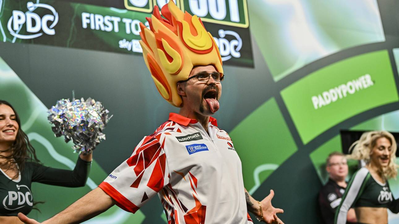 Darts-WM: Heta gelingt zweiter Neun-Darter