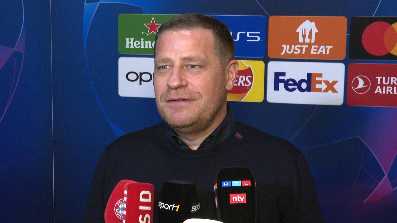 FC Bayern München: Max Eberl und Reporter scherzen wegen Bankettrede
