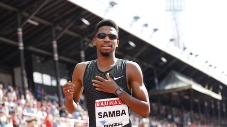 Abderrahman Samba verpasste den Weltrekord über 400 m Hürden um zwei Zehntelsekunden