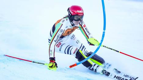 Lena Dürr beim Slalom in Jasna