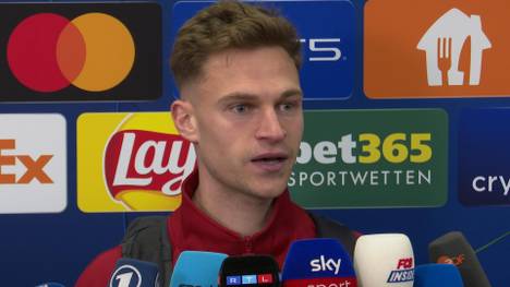 Joshua Kimmich äußert sich nach dem Champions-League-Hinspiel gegen Leverkusen erstmals zum Vertragspoker mit dem FC Bayern München.
