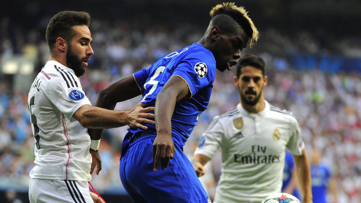 Juves Paul Pogba hat in der ersten Halbzeit hingegen kaum nennenswerte Szenen. Mit der knappen Führung für Real geht es in die Pause