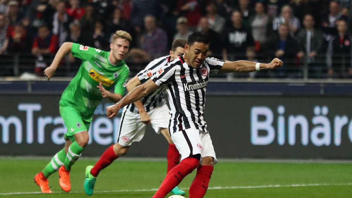 Die wohl beste Chance zur Frankfurter Führung hat schließlich Marco Fabian vom Elfmeterpunkt