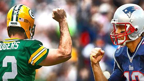Aaron Rodgers und Tom Brady vereinen insgesamt vier Super-Bowl-Titel auf sich
