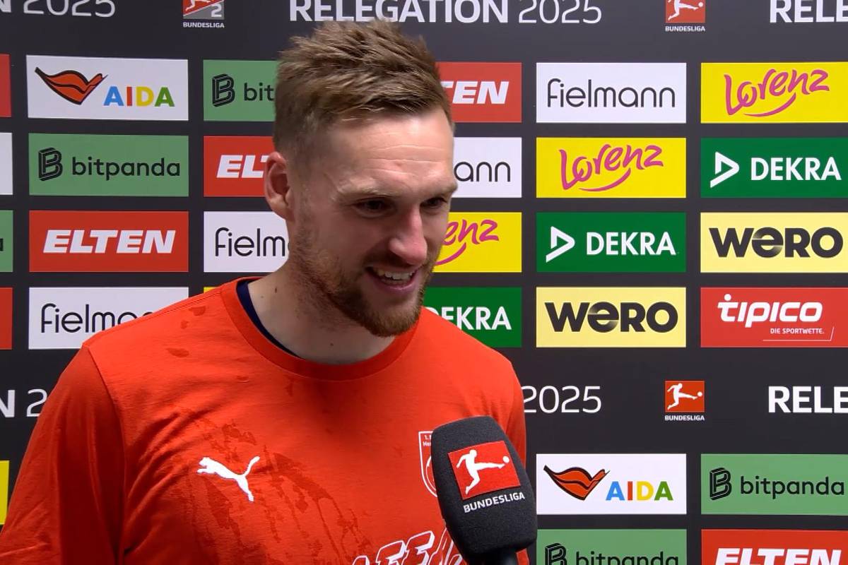 Der 1. FC Heidenheim schafft den Klassenerhalt. Kapitän Patrick Mainka erklärt, wie hart die letzten Minuten für ihn im Spiel waren. 