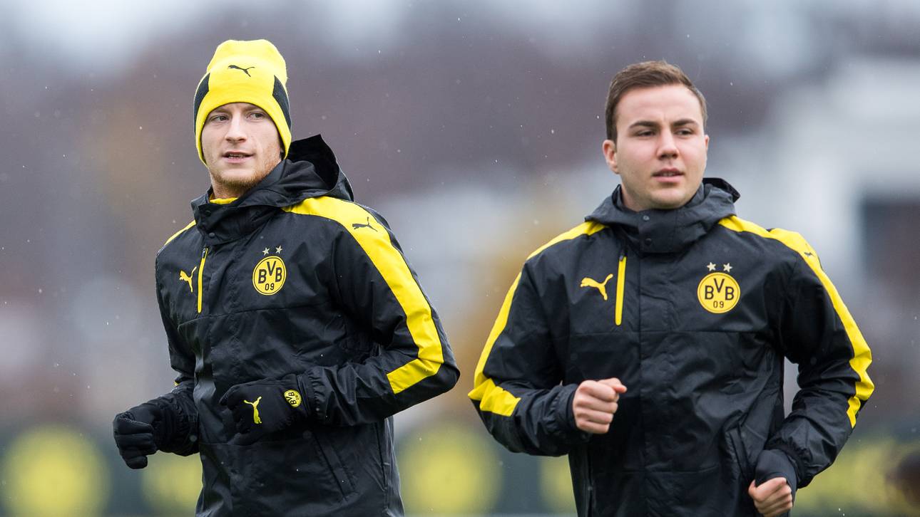 BVB mit Reus und Götze in Gladbach