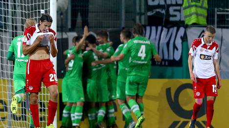 Rot-Weiss Essen gegen Borussia Moenchengladbach im DFB Pokal