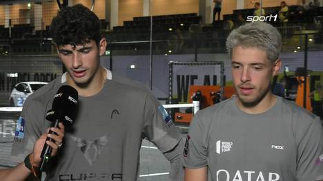 Arturo Coello und Agustin Tapia sprechen über die Erfahrung der World Padel Tour in Deutschland.