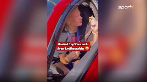Erling Haaland gilt mit seinen erst 21 Jahren schon zu den besten Stürmern der Welt. Dennoch sucht der junge BVB-Star immer wieder die Nähe zu seinen Fans.