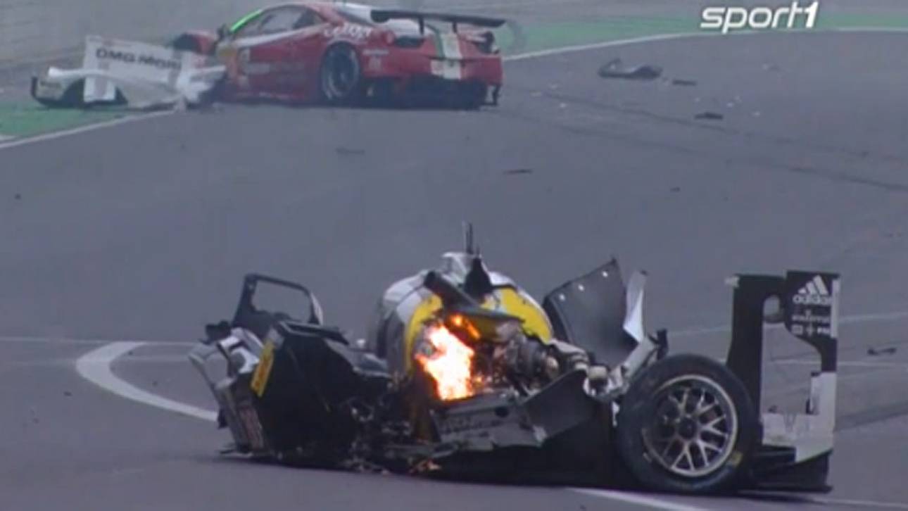 Webber mit schwerem Unfall