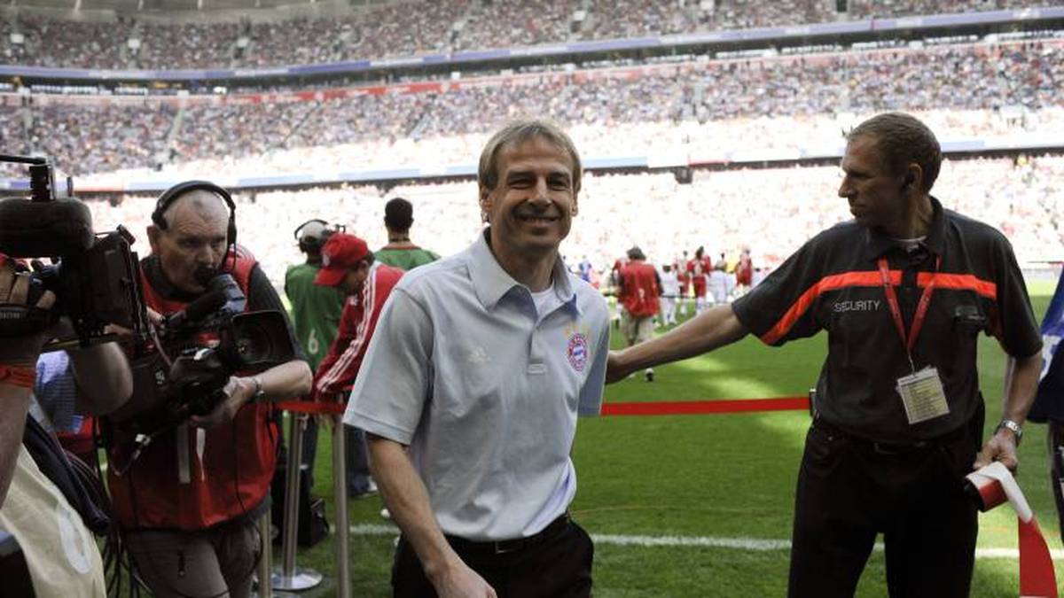 Der damalige Bayern-Trainer Jürgen Klinsmann
