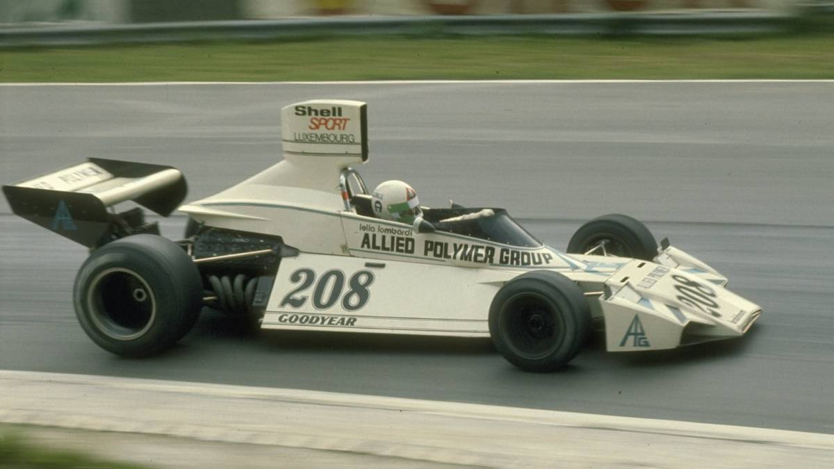 Die Startnummer 208 bedeutet für Lella Lombardi einen ewigen Rekord in der Formel 1