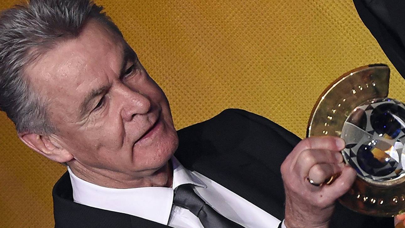 Ottmar Hitzfeld beim Ballon d'Or 2014