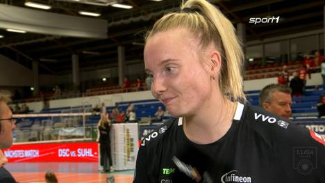 Der Dresdner SC verliert den Saisonauftakt glatt gegen den SC Potsdam. Besonders der bitter verlorene erste Satz hängt der Kapitänin nach, trotzdem bleibt sie optimistisch.