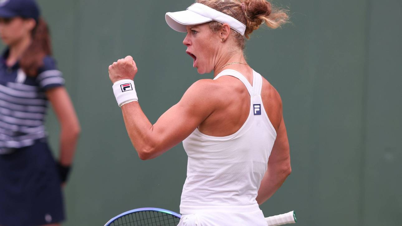 Laura Siegemund ballt die Faust - erstmals 3. Runde in Wimbledon