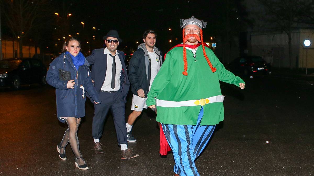 Mon Dieu! Co-Tainer Jonas Scheuermann kommt als Obelix