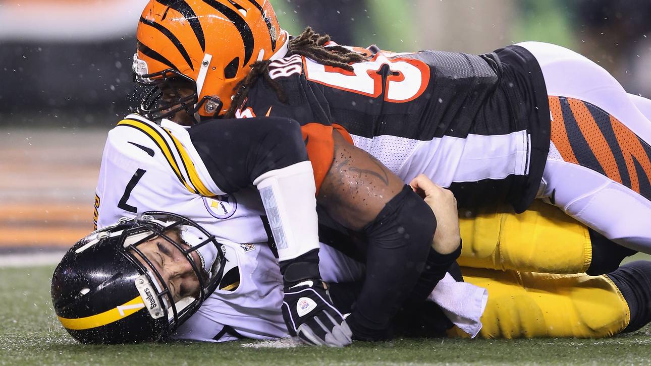 Bei dieser Szene verletzte sich Ben Roethlisberger