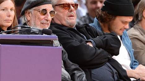 Gewohntes Bild: Wenn die Lakers zu Hause spielen, ist Jack Nicholson nicht weit.