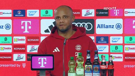 Vincent Kompany spricht vor dem Spiel gegen Borussia Dortmund über mögliche Rotationen - immerhin wartet am Mittwoch das Viertelfinal-Rückspiel gegen Inter Mailand.