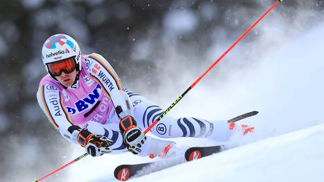 Stefan Luitz  auf seiner Fahrt zum Sieg in Beaver Creek