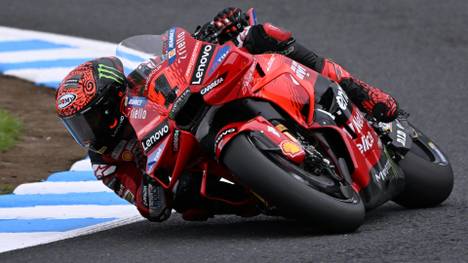 Bagnaia siegt im Sprintrennen von Japan