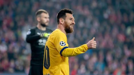 Lionel Messi sorgte in der Champions League einmal mehr für einen Rekord