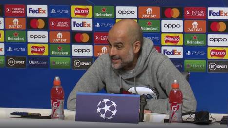 Dass Pep Guardiola bei Manchester City die Champions League gewinnen muss, hört er schon "vom ersten Tag an". RB Leipzig betrachtet er auf diesem Weg nicht als Freilos.