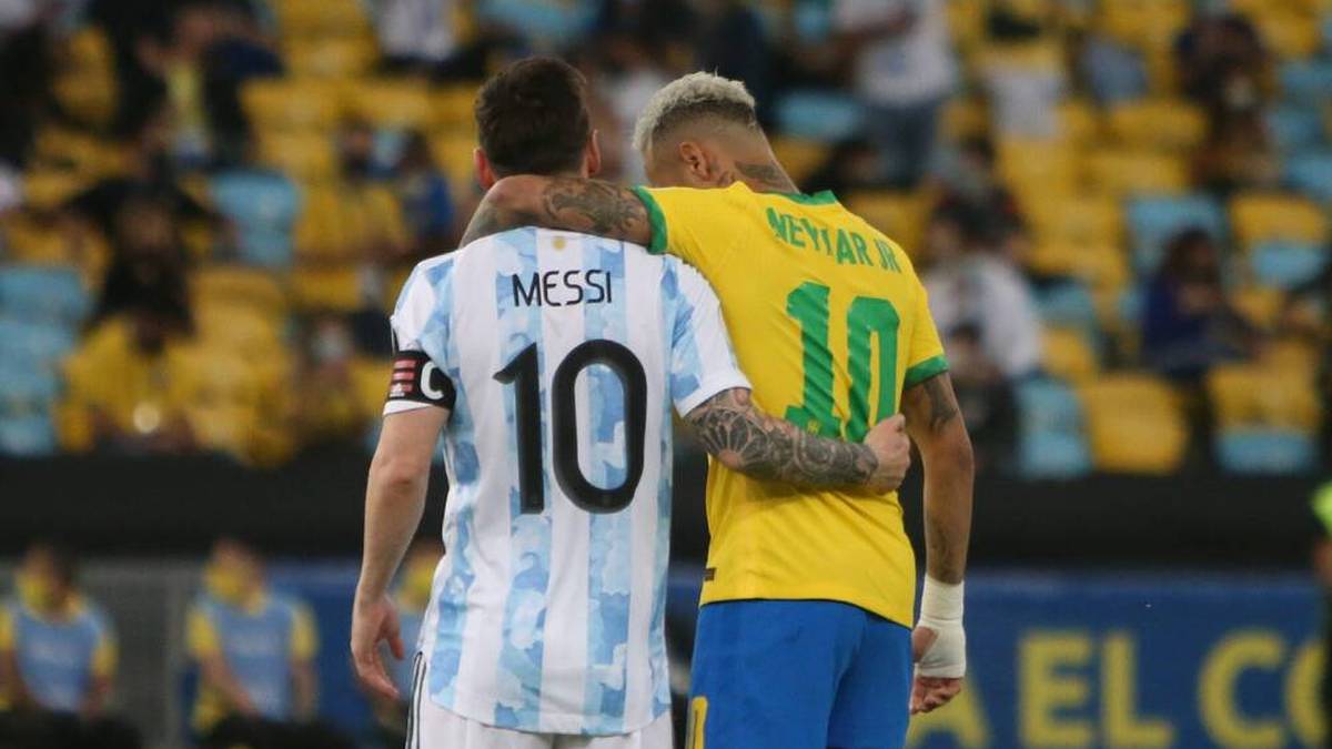 Messi tröstet verzweifelten Neymar nach Copa-Finale