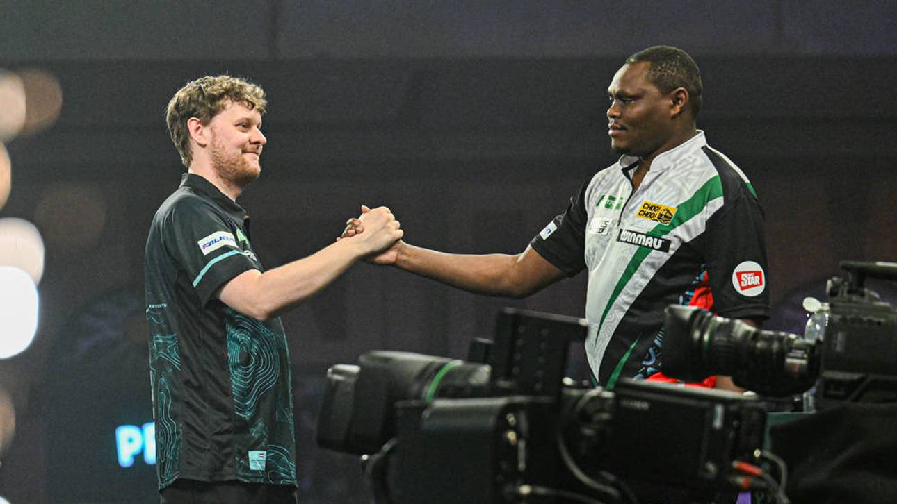 Darts-Profi ringt mit Lärm im Ally Pally