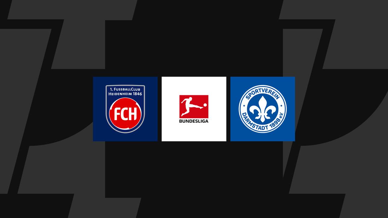 Bundesliga heute: Heidenheim gegen Darmstadt